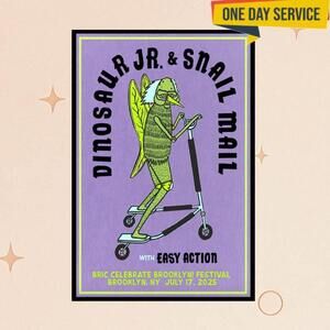 Dinosaur Jr And Snail Mail Jul 17 2025 Bric Celebrate Brooklyn Poster